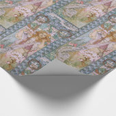 Alphonse Maria Mucha – White Star Jugendstil Art ラッピングペーパー (角)