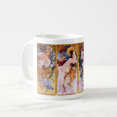 “Alphonse Mucha”のマグカップ,No.02 コーヒーマグカップ (正面左)