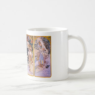 “Alphonse Mucha”のマグカップ,No.02 コーヒーマグカップ