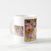 “Alphonse Mucha”のマグカップ,No.03 コーヒーマグカップ (正面左)