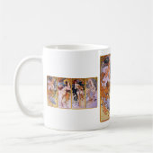 “Alphonse Mucha”のマグカップ,No.03 コーヒーマグカップ (左)