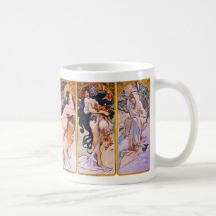 “Alphonse Mucha”のマグカップ,No.03 コーヒーマグカップ