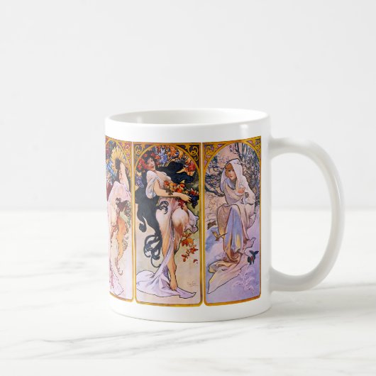 “Alphonse Mucha”のマグカップ,No.03 コーヒーマグカップ (右)