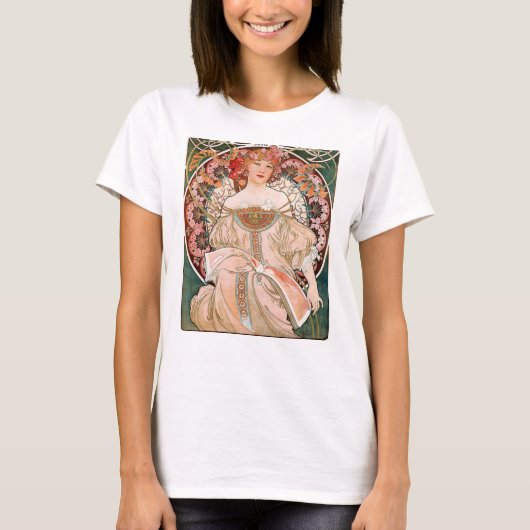 “Alphonse Mucha”のTシャツ,No.02 Tシャツ (正面)