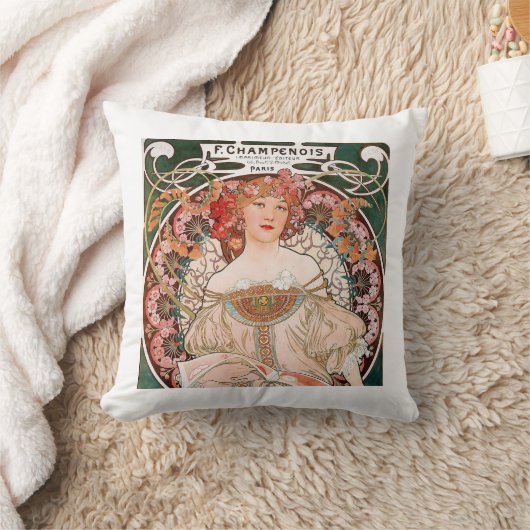 Alphonse Mucha クッション (ブランケット)
