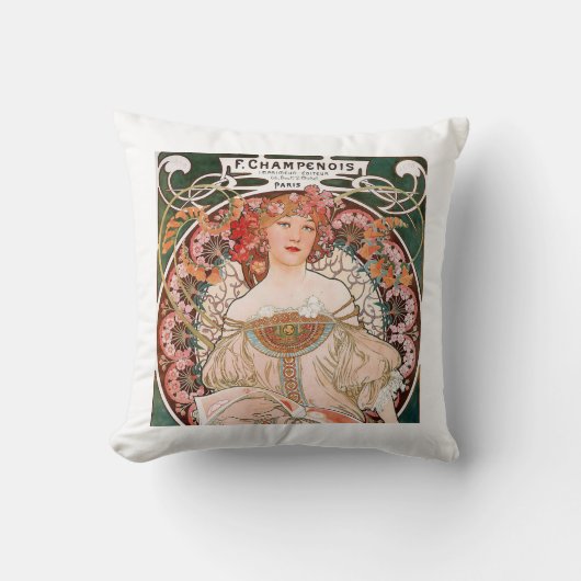 Alphonse Mucha クッション (正面)