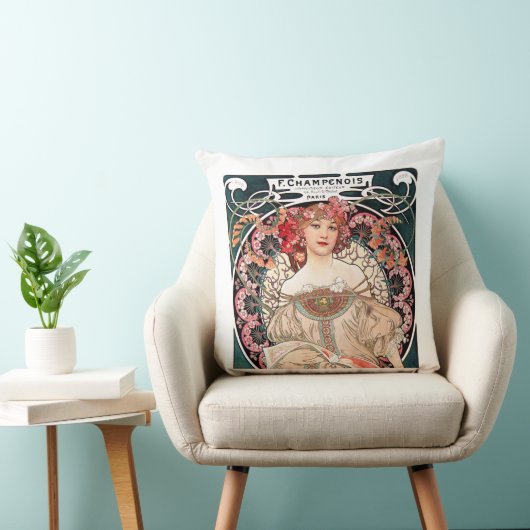 Alphonse Mucha クッション (椅子)