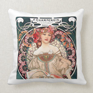 Alphonse Mucha クッション