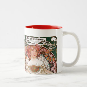 Alphonse Mucha ツートーンマグカップ