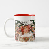 Alphonse Mucha ツートーンマグカップ (左)