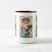 Alphonse Mucha ツートーンマグカップ (中央)
