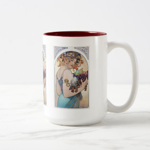 Alphonse Mucha ツートーンマグカップ