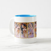 Alphonse Mucha ツートーンマグカップ (正面左)
