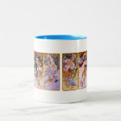 Alphonse Mucha ツートーンマグカップ (中央)