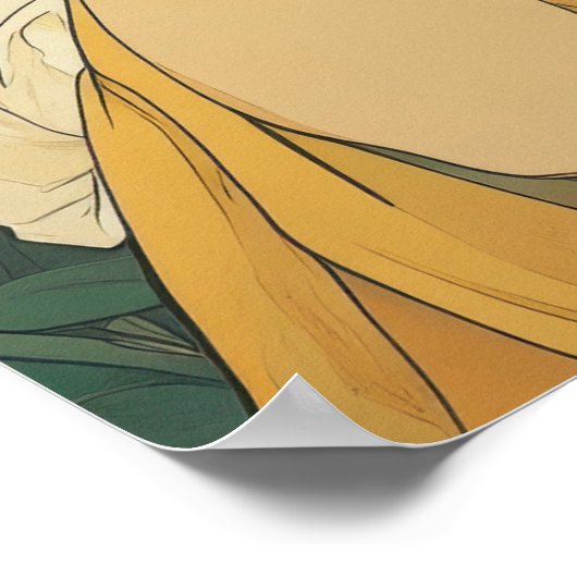 Alphonse Mucha ポスター (角)