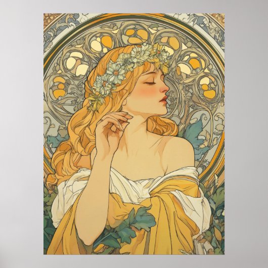 Alphonse Mucha ポスター (正面)