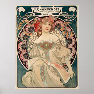 Alphonse Mucha ポスター