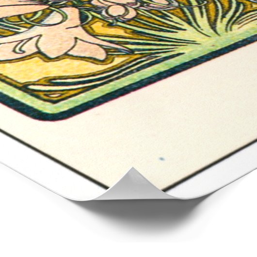 Alphonse Mucha ポスター (角)