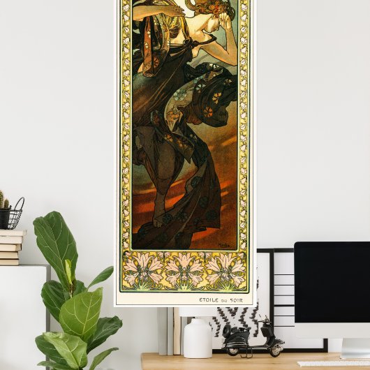 Alphonse Mucha ポスター (ホームオフィス)