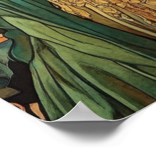 Alphonse Mucha ポスター (角)