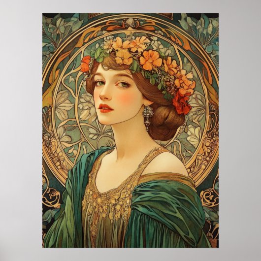 Alphonse Mucha ポスター (正面)