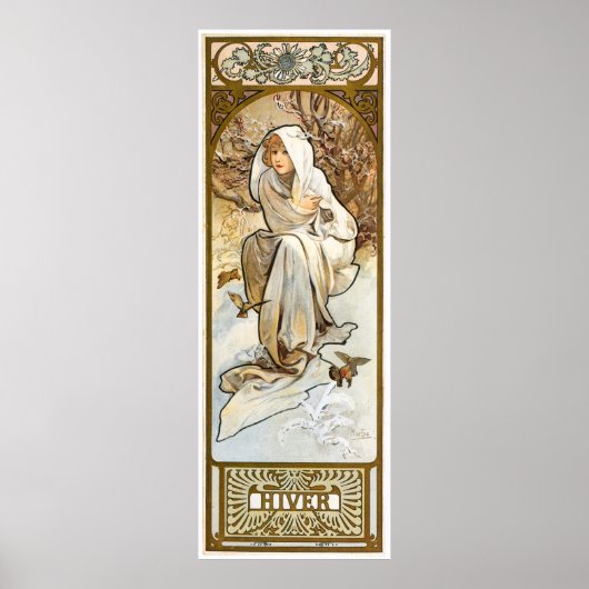 Alphonse Mucha ポスター (正面)