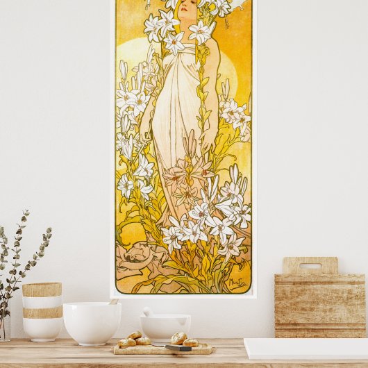 Alphonse Mucha ポスター (キッチン)