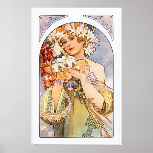 Alphonse Mucha ポスター (正面)