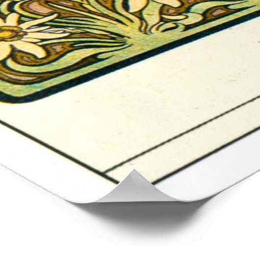 Alphonse Mucha ポスター (角)