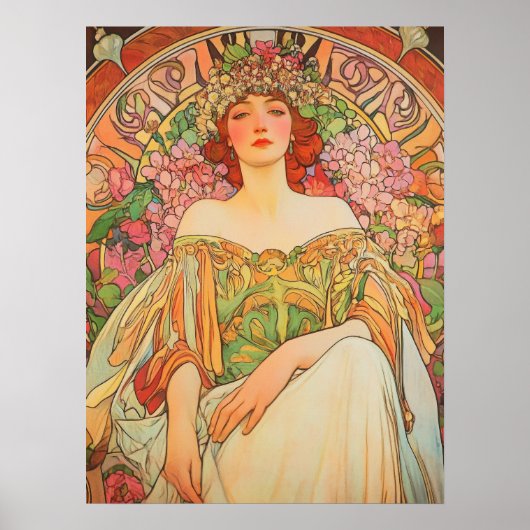 Alphonse Mucha ポスター (正面)