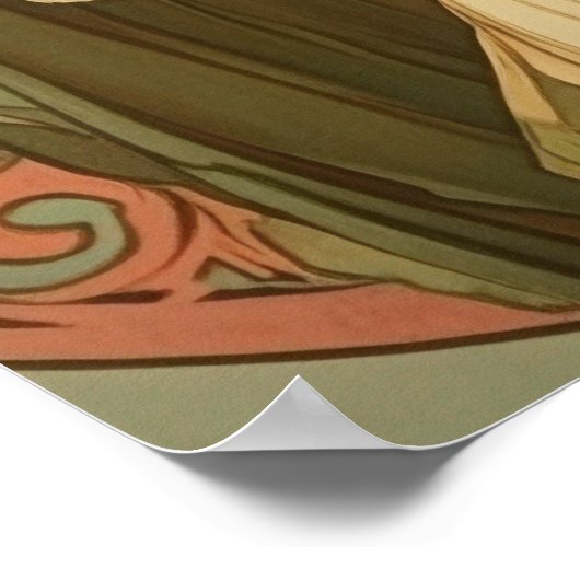 Alphonse Mucha ポスター (角)