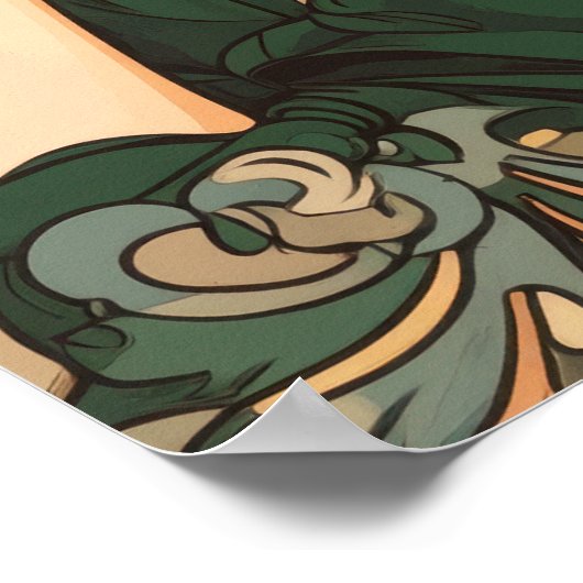 Alphonse Mucha ポスター (角)