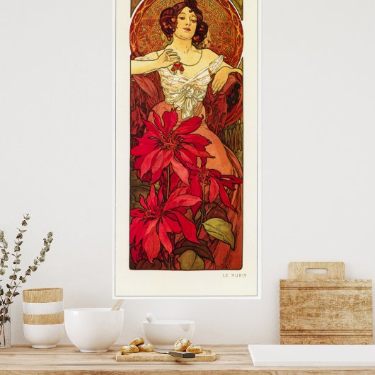 Alphonse Mucha ポスター (キッチン)
