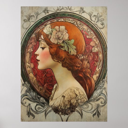 Alphonse Mucha ポスター (正面)