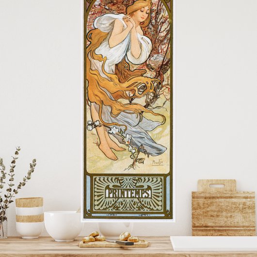 Alphonse Mucha ポスター (キッチン)