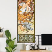 Alphonse Mucha ポスター (ホームオフィス)