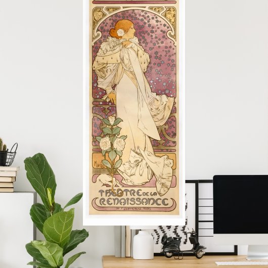 Alphonse Mucha ポスター (ホームオフィス)