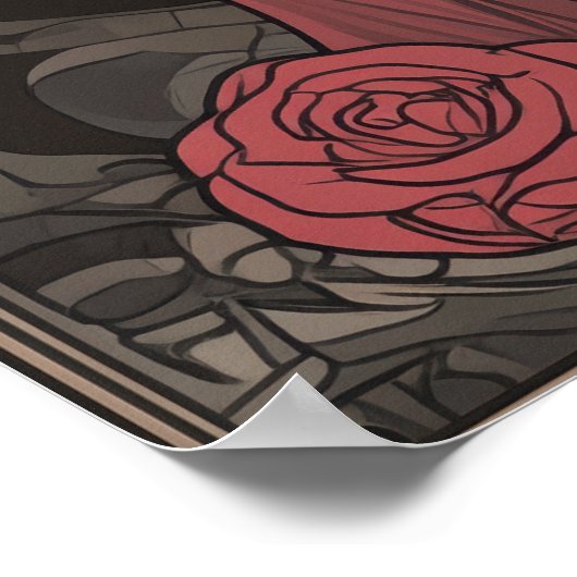 Alphonse Mucha ポスター (角)