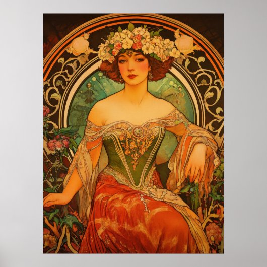 Alphonse Mucha ポスター (正面)