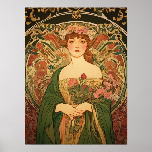 Alphonse Mucha ポスター (正面)