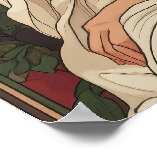 Alphonse Mucha ポスター (角)