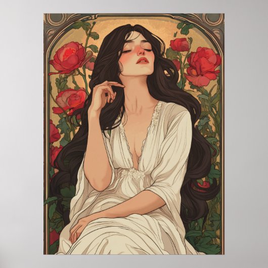 Alphonse Mucha ポスター (正面)