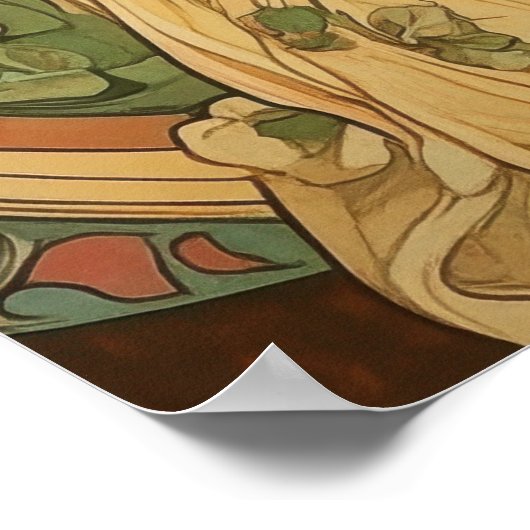 Alphonse Mucha ポスター (角)