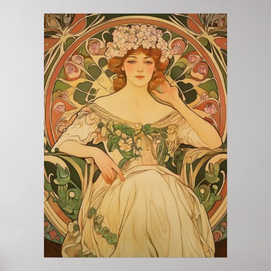 Alphonse Mucha ポスター (正面)