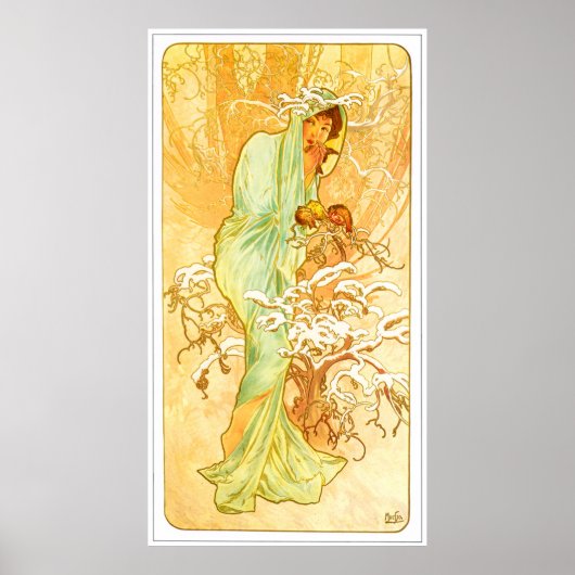Alphonse Mucha ポスター (正面)