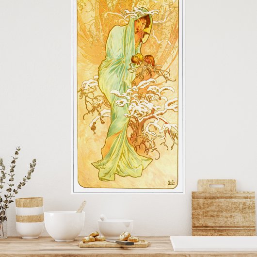 Alphonse Mucha ポスター (キッチン)