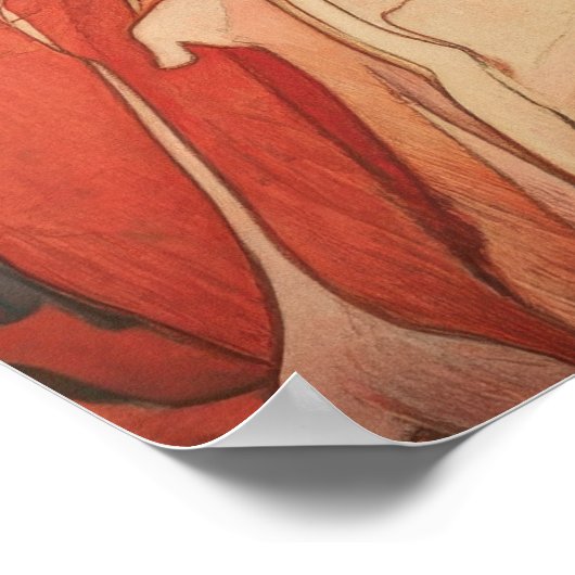 Alphonse Mucha ポスター (角)