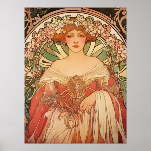 Alphonse Mucha ポスター (正面)