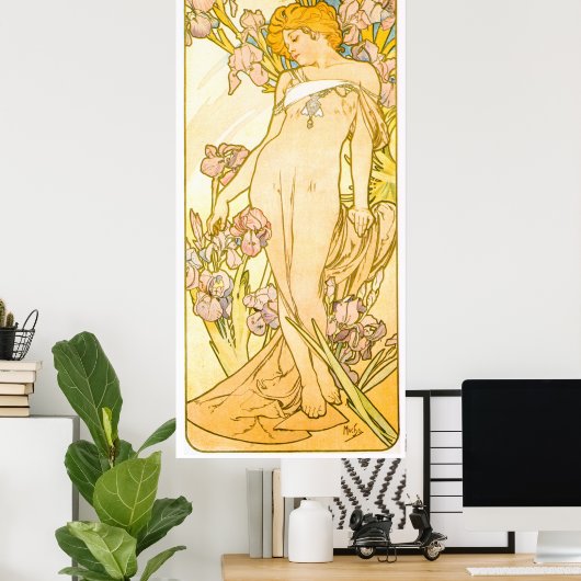Alphonse Mucha ポスター (ホームオフィス)