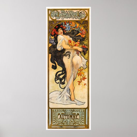 Alphonse Mucha ポスター (正面)